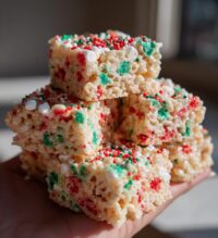 christmas rice crispy treats