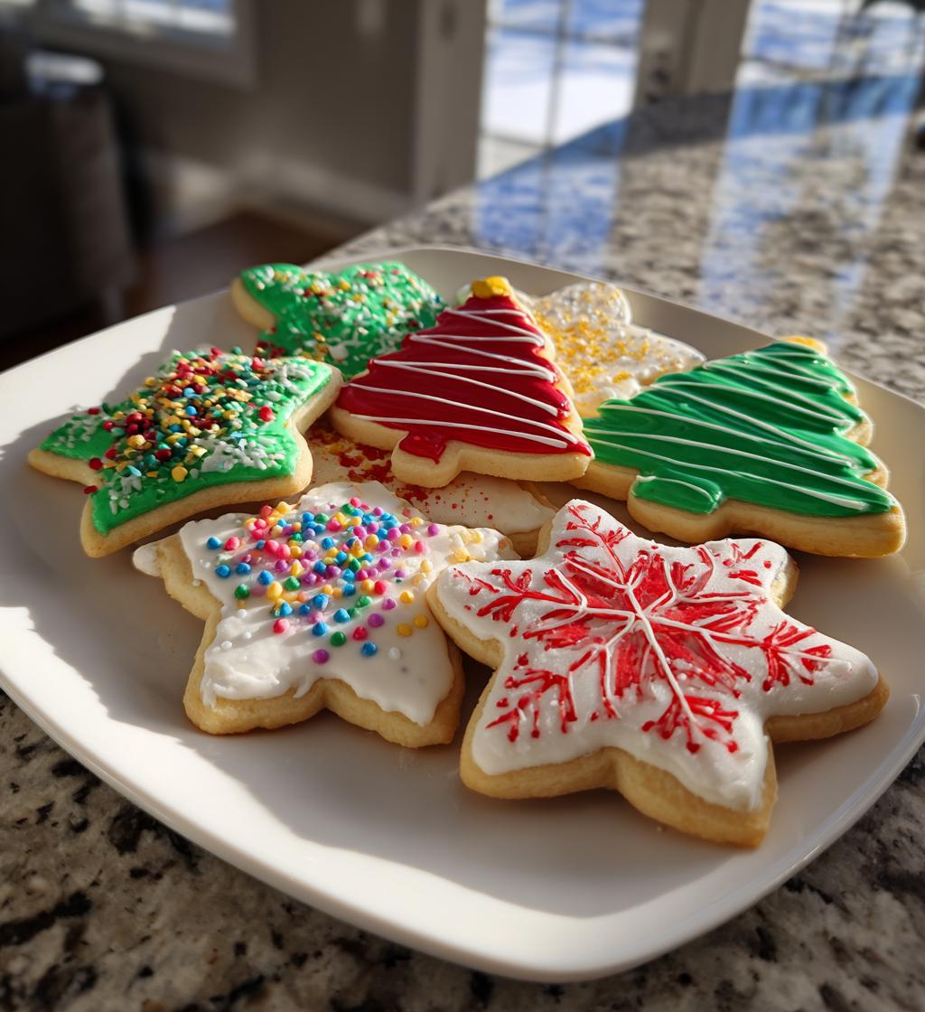 christmas royal icing cookies