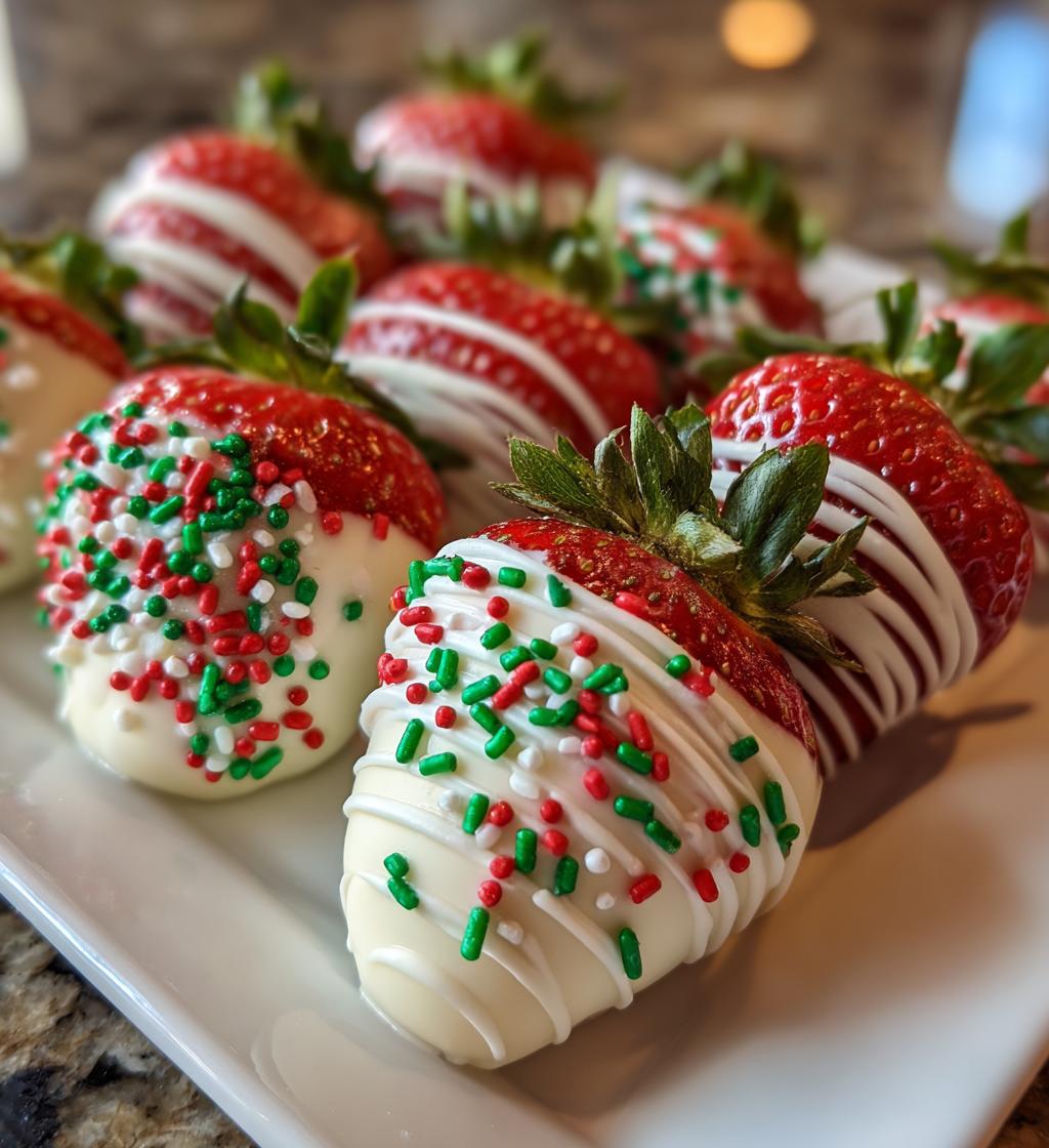 christmas strawberries