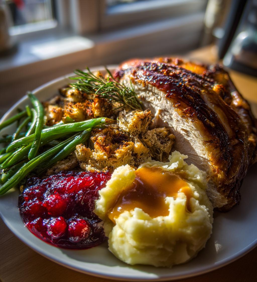 christmas table food