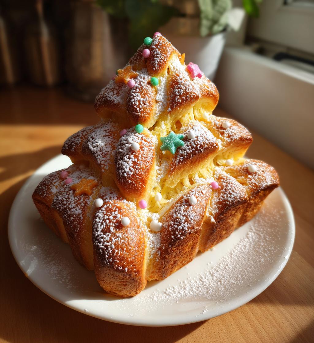 christmas tree bread
