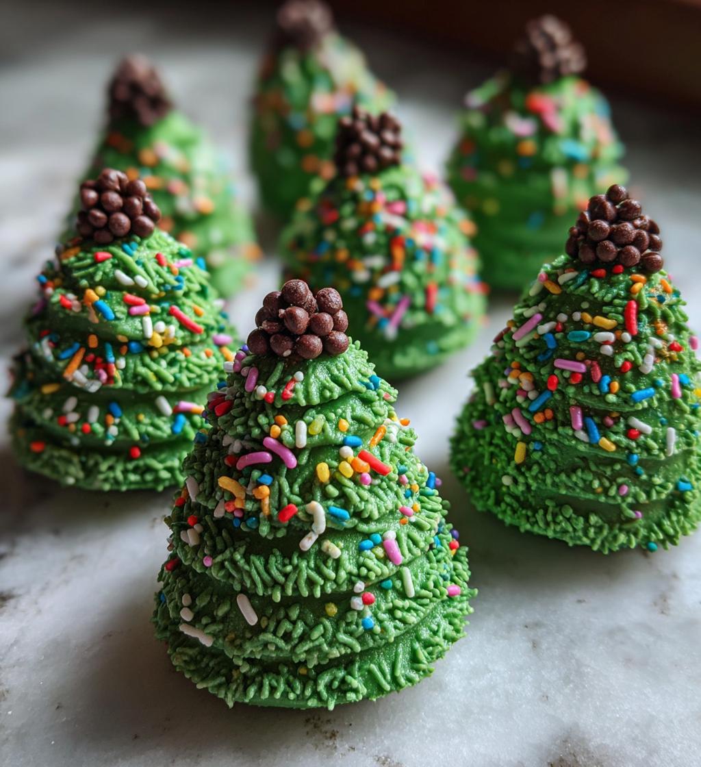 christmas tree cake balls