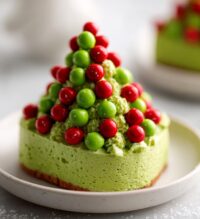 christmas tree cheesecake