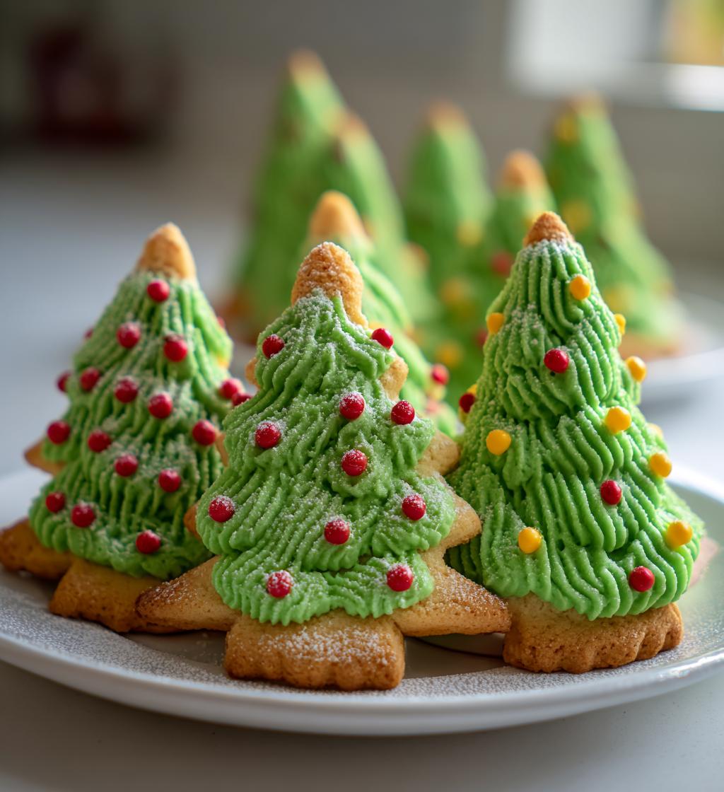 christmas tree desserts