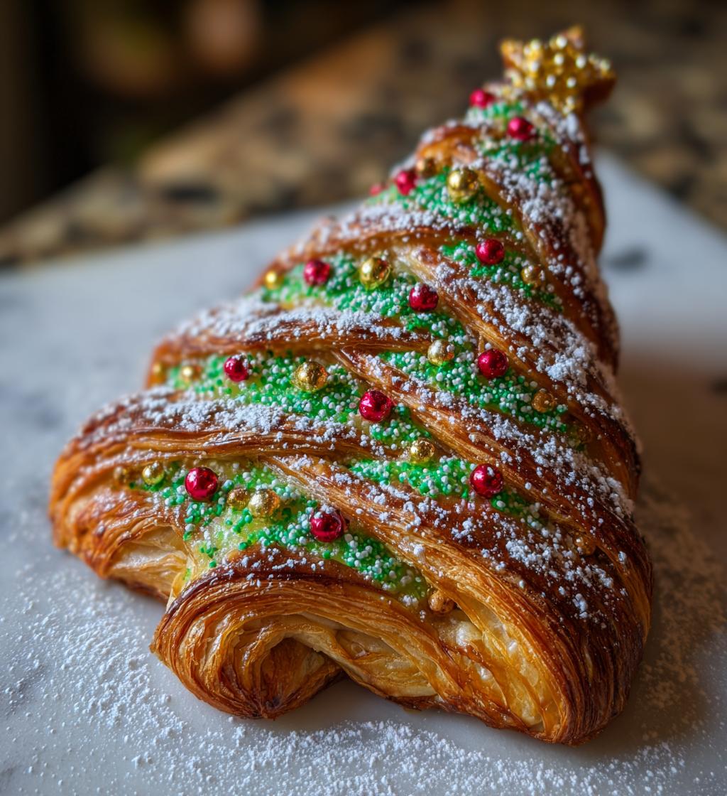christmas tree pastry