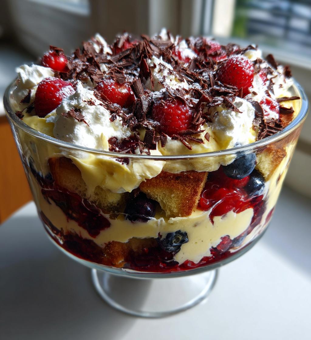 christmas trifle desserts