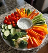 christmas veggie tray