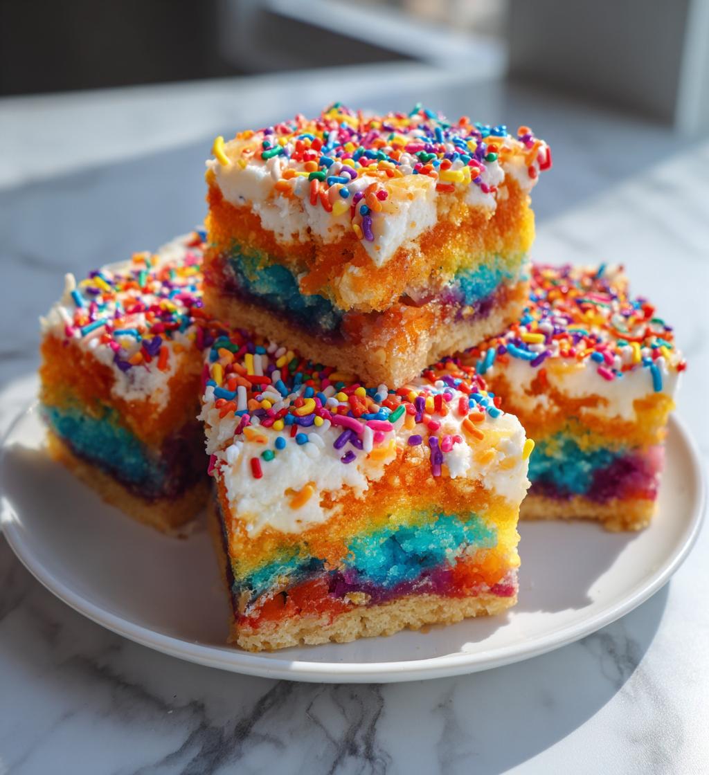 colorful new year treats