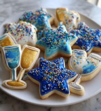 cookie decorating new years