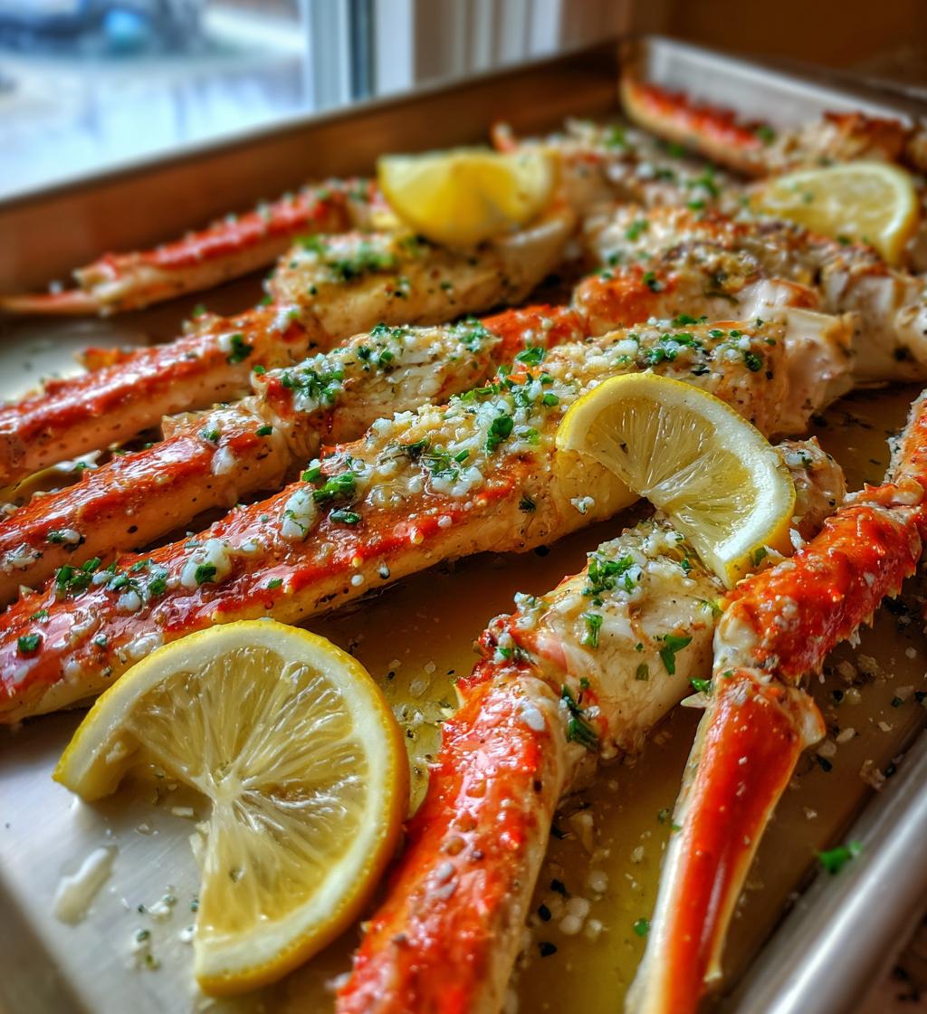 crab legs in oven