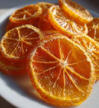 dehydrated orange slices