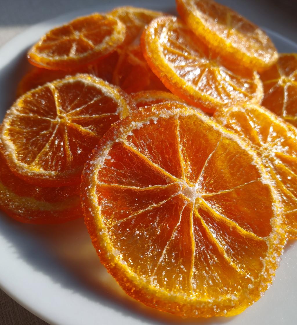 dehydrated orange slices