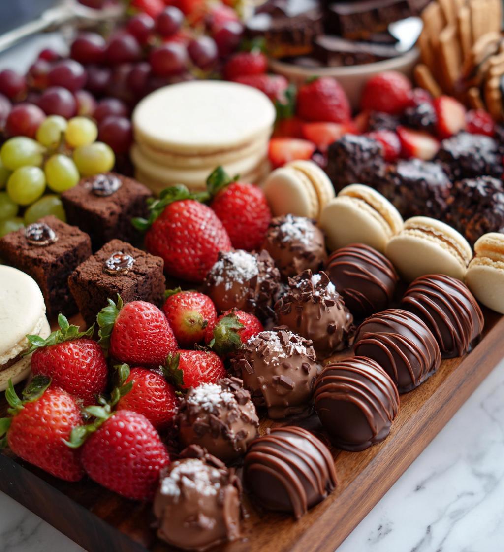 dessert board