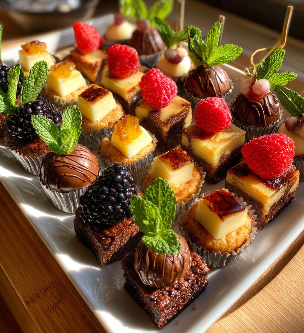 dessert platter