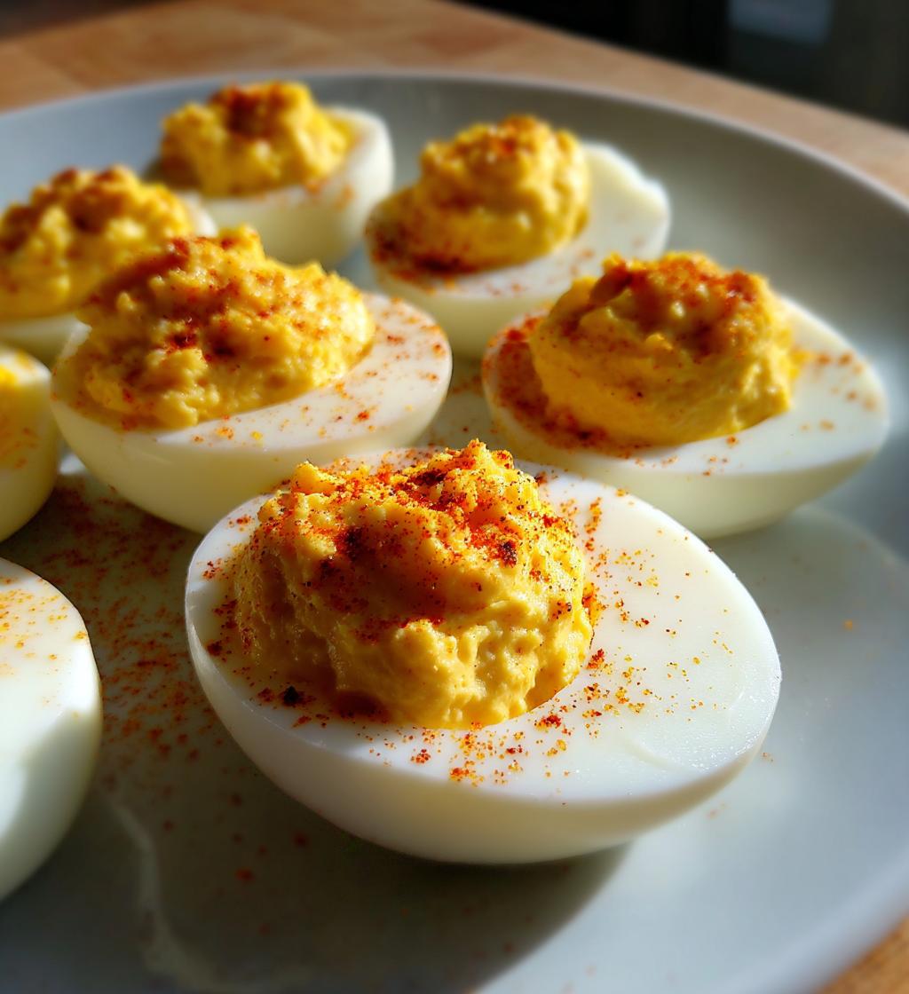 deviled eggs