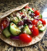 greek salad pita pockets