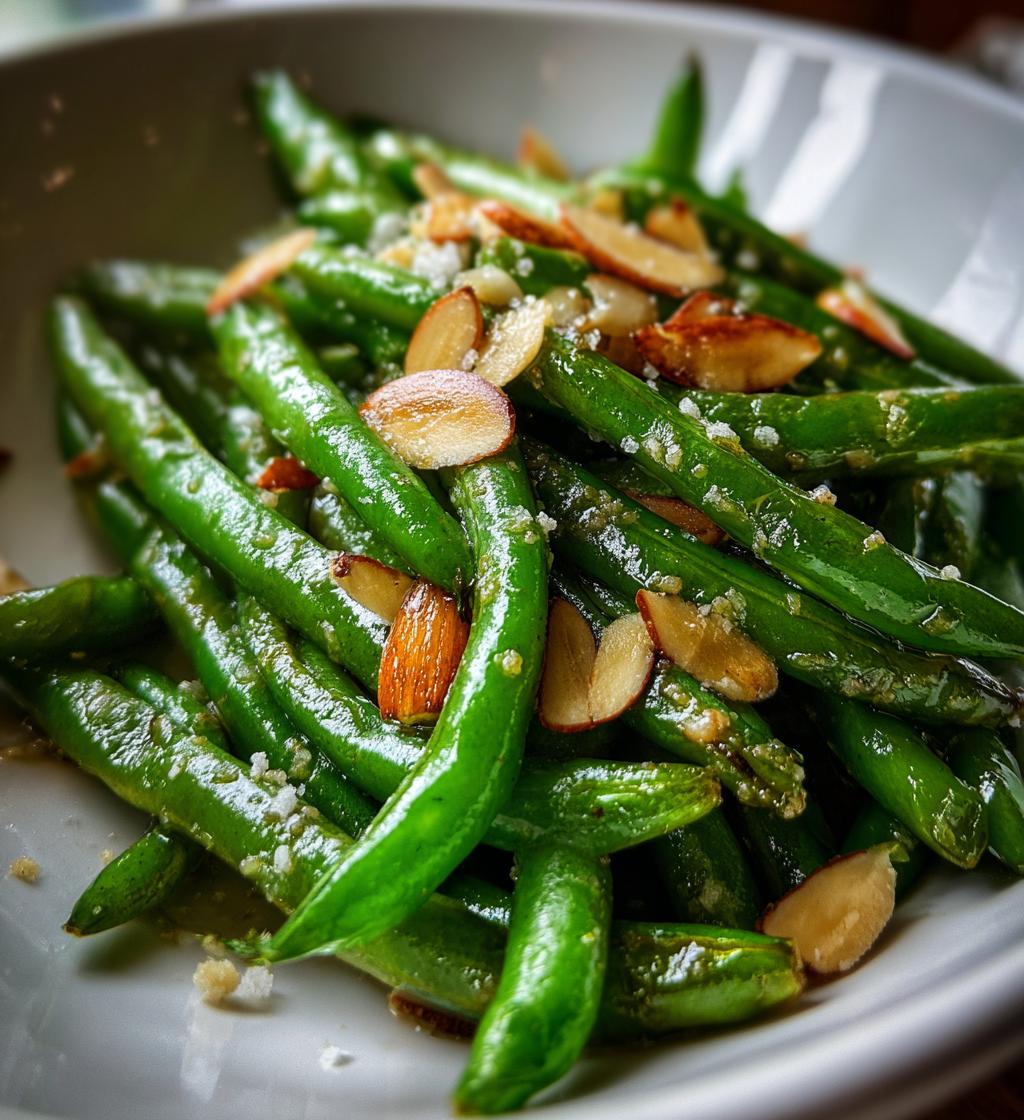 green bean almondine