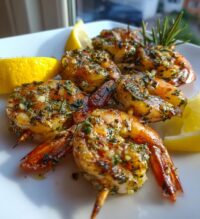grilled rosemary shrimp