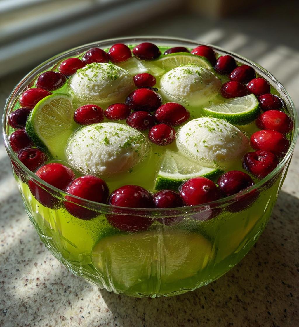 grinch punch recipe