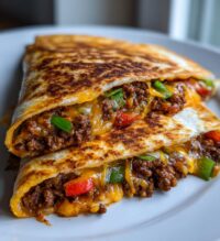 ground beef quesadillas