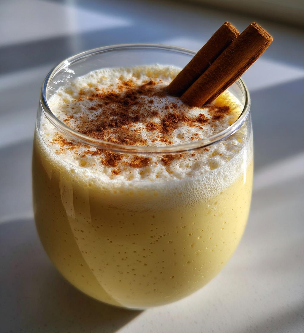 homemade eggnog