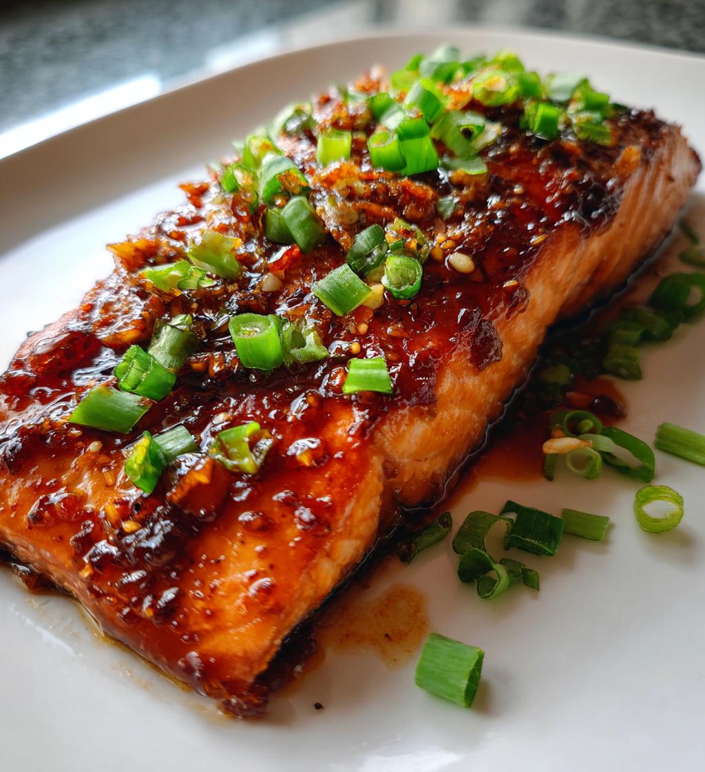 honey garlic glazed salmon