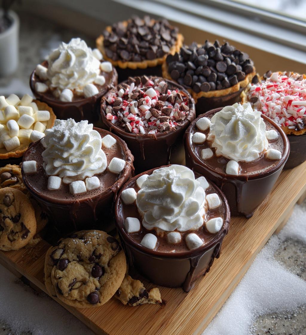 hot chocolate charcuterie board