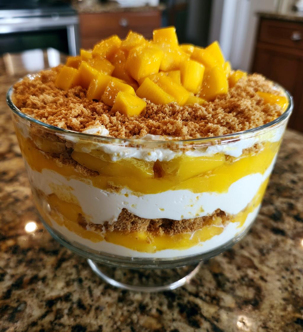mango cheesecake trifle