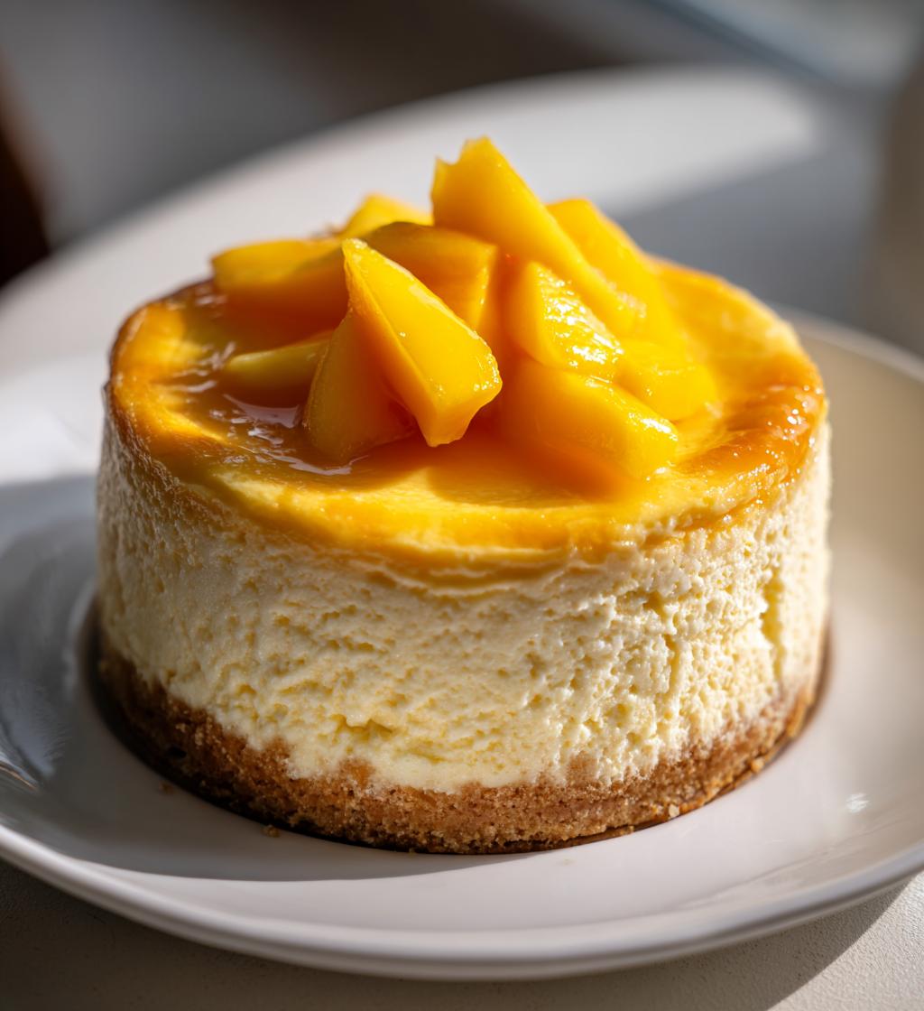 mango cheesecake