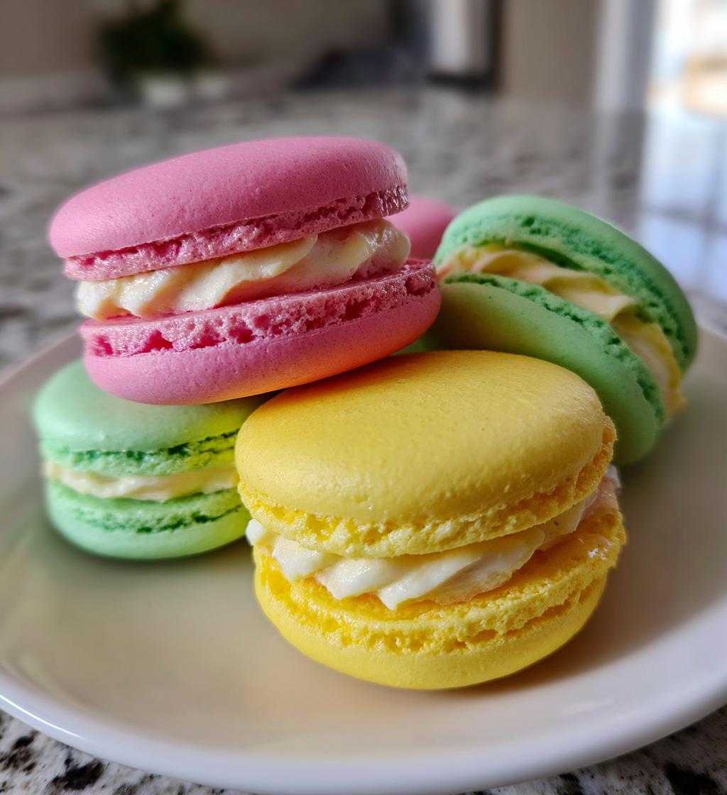 new year macarons