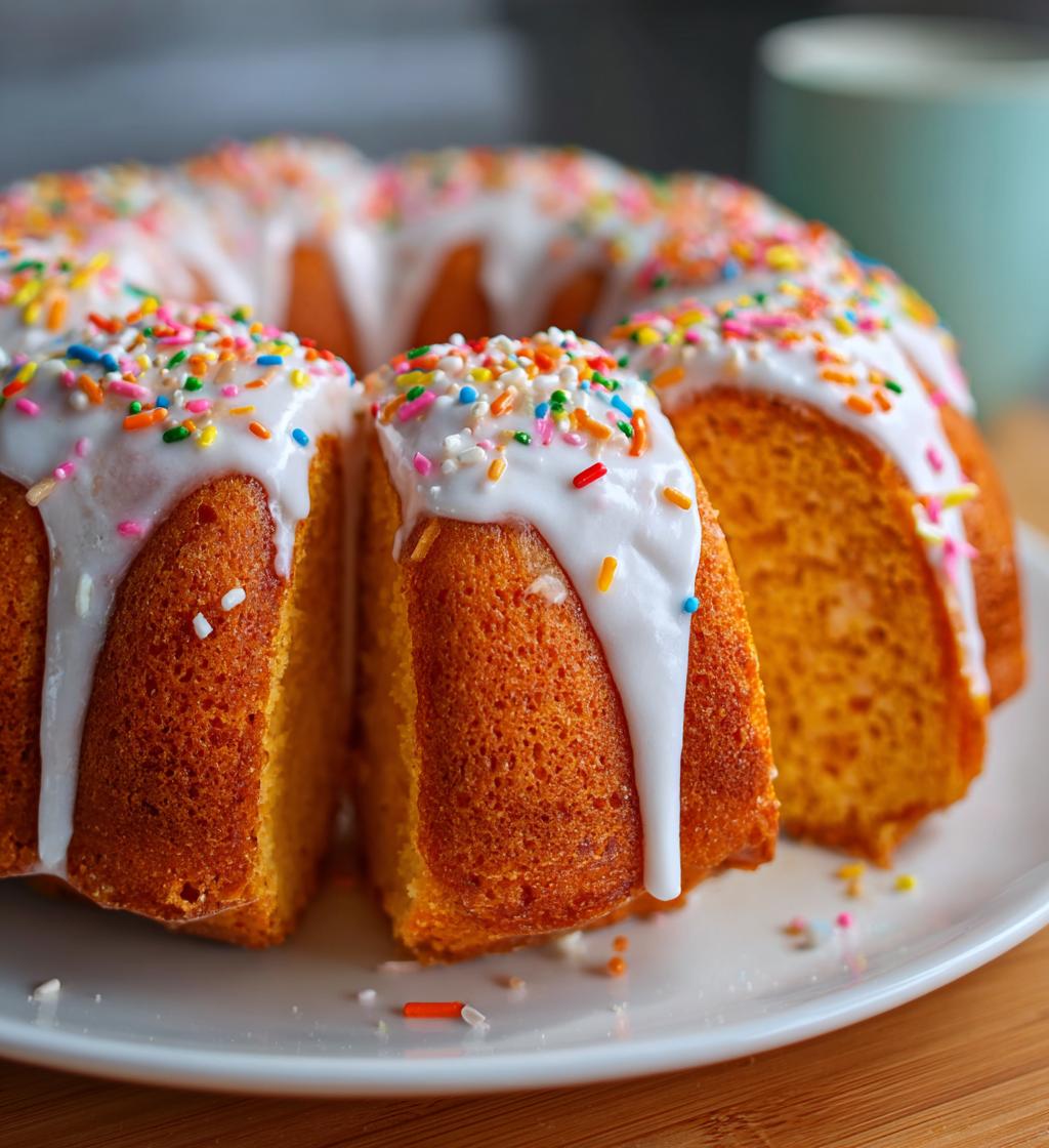 new years bundt cake