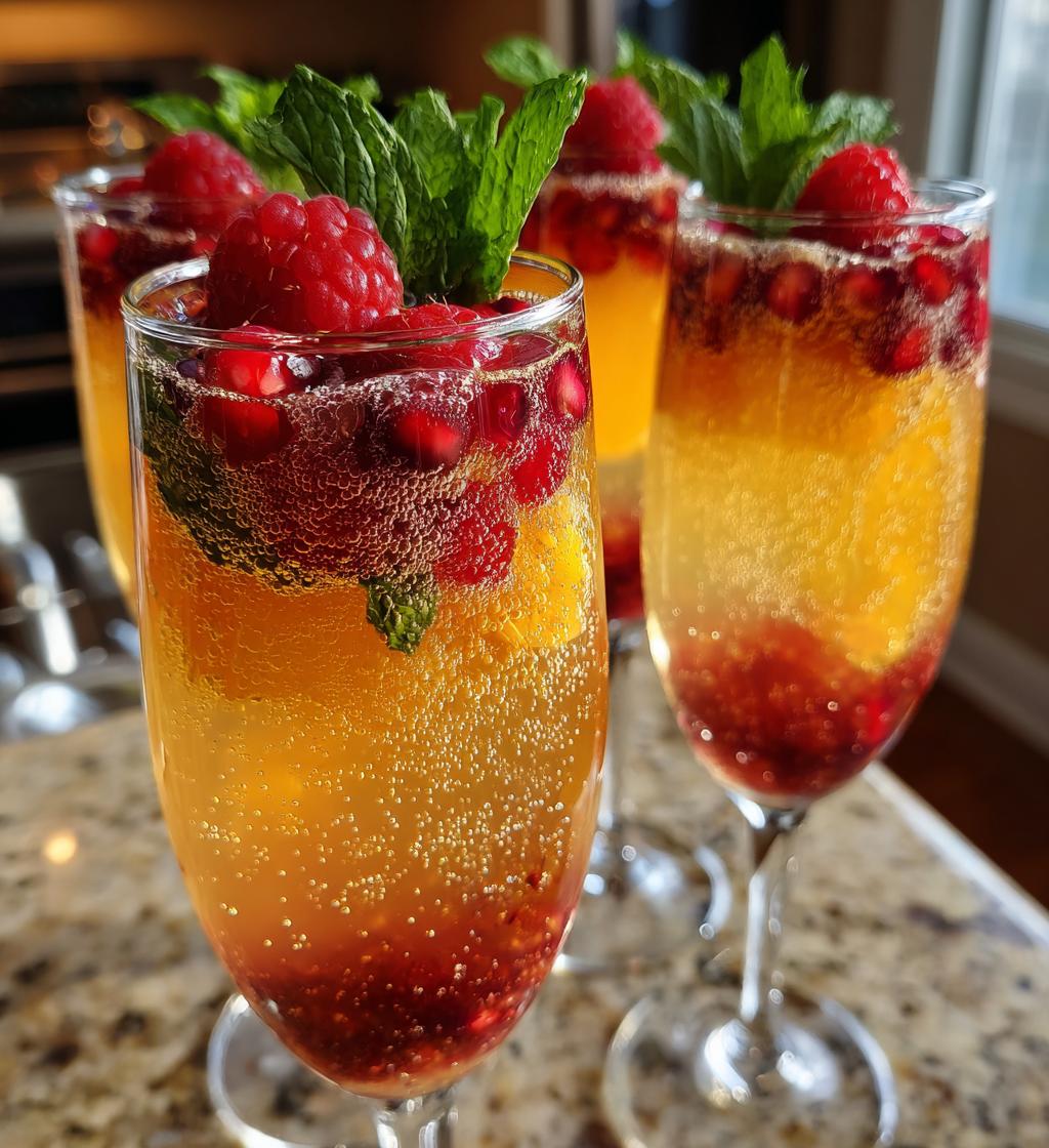 new years champagne cocktails