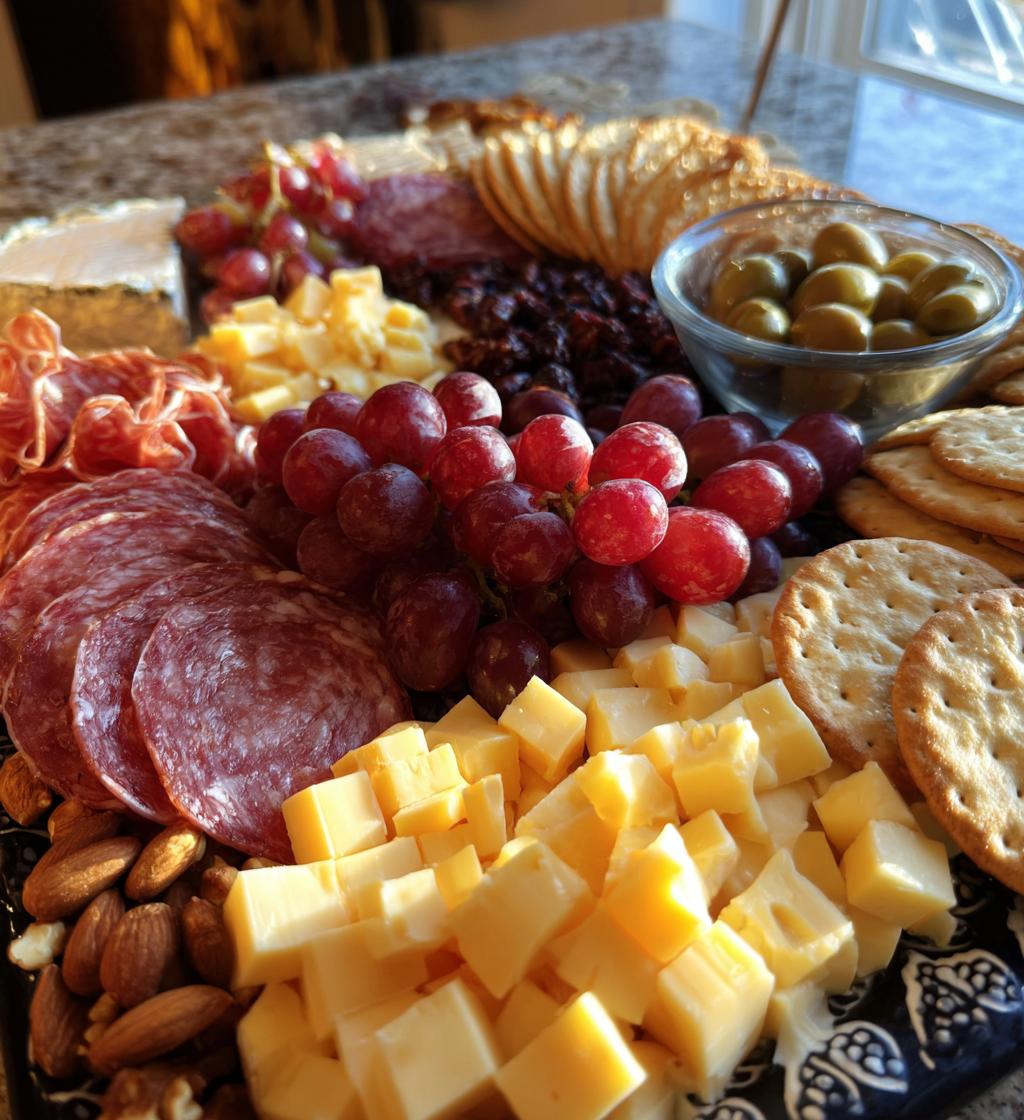 new years charcuterie board