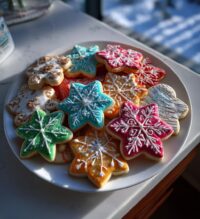 new years cookies decorated