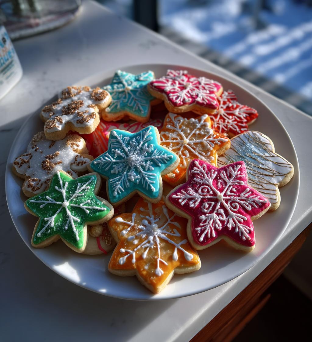 new years cookies decorated
