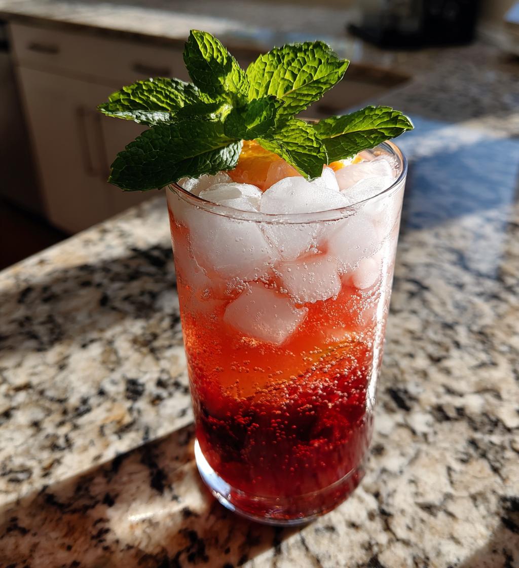 new years mocktail