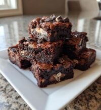 oreo reeses fudge brownies