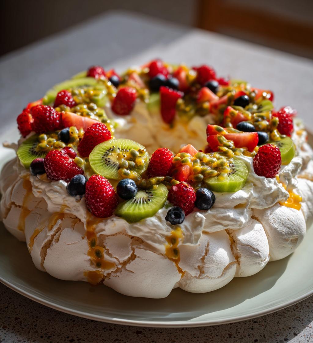pavlova wreath