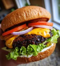 portobello mushroom burger