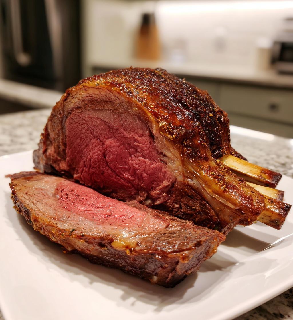 rib roast recipe bone in oven