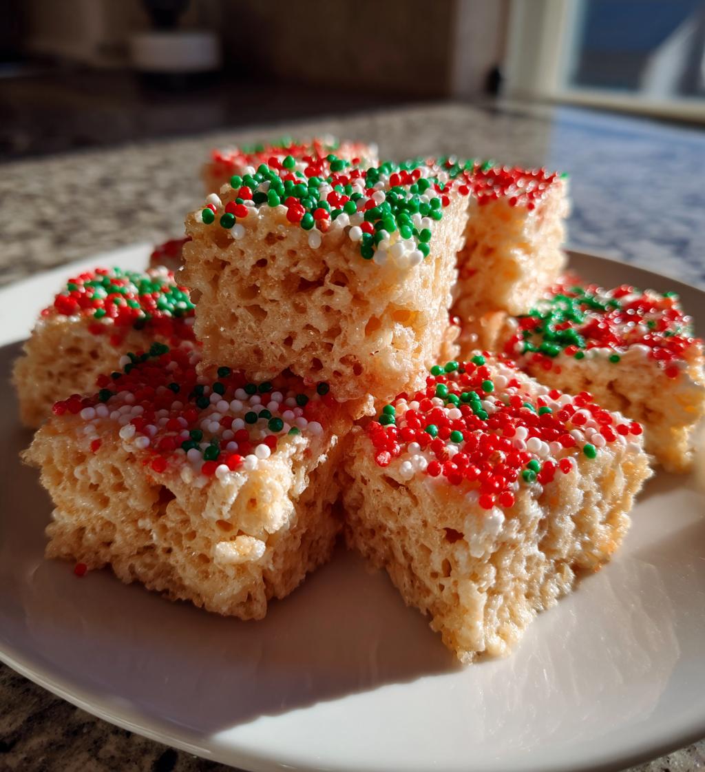 rice krispie treats christmas