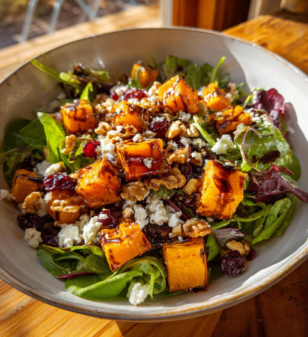 roast pumpkin salad