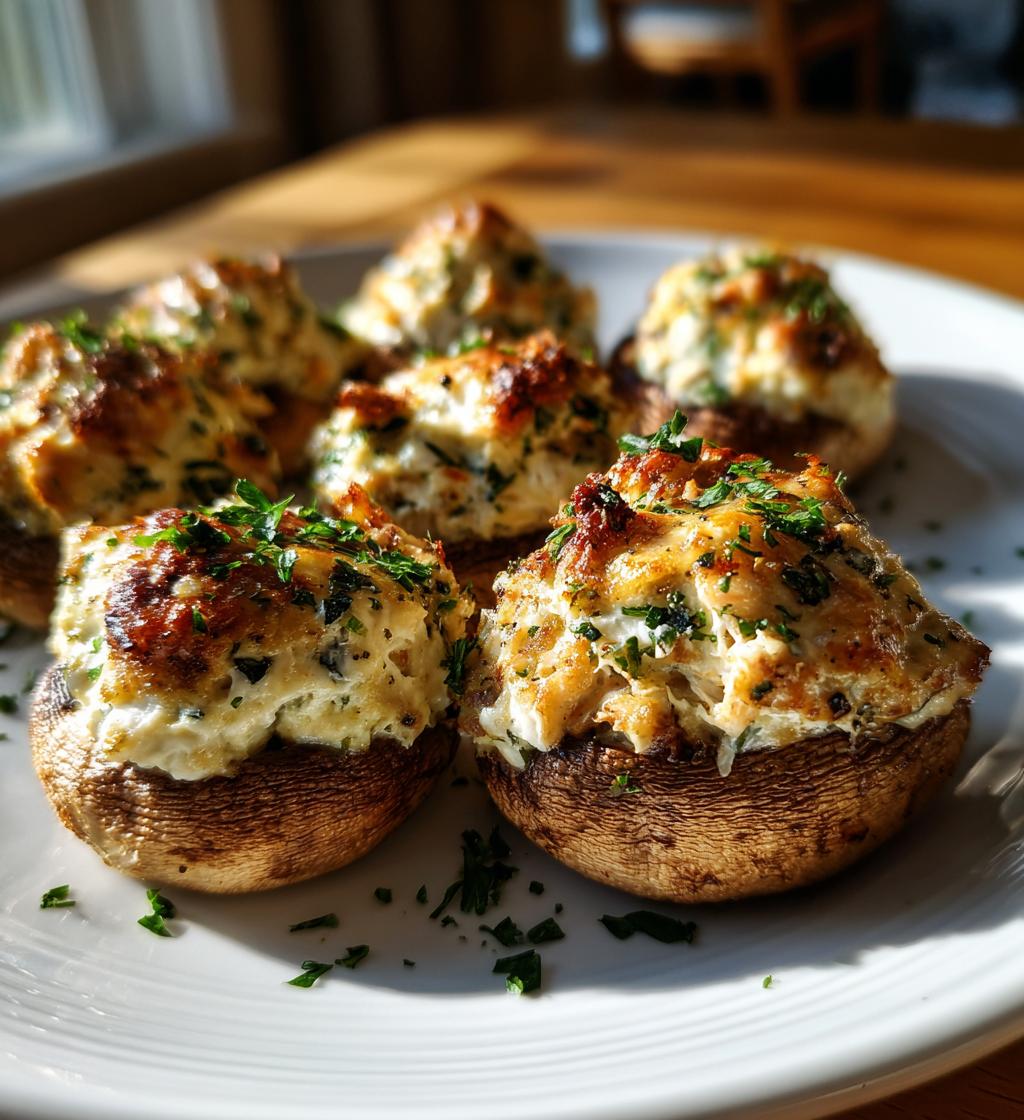 sausage stuffed mushrooms