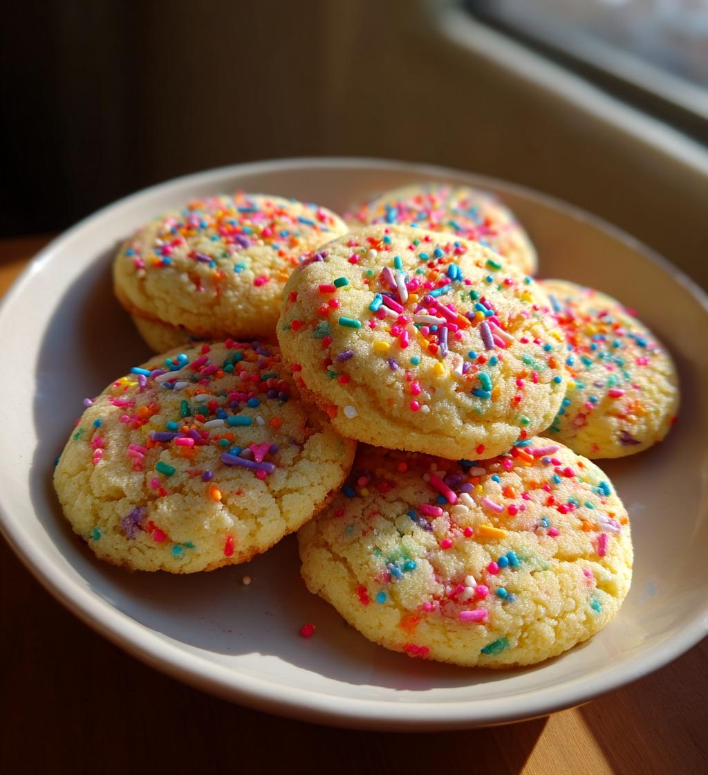 sprinkle sugar cookies