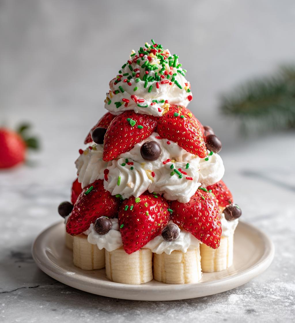 strawberry christmas tree