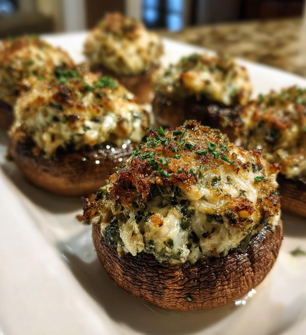 stuffed mushrooms