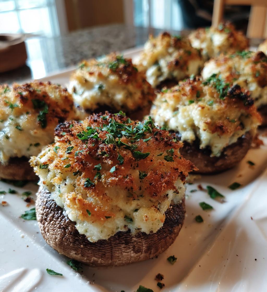 stuffed mushrooms