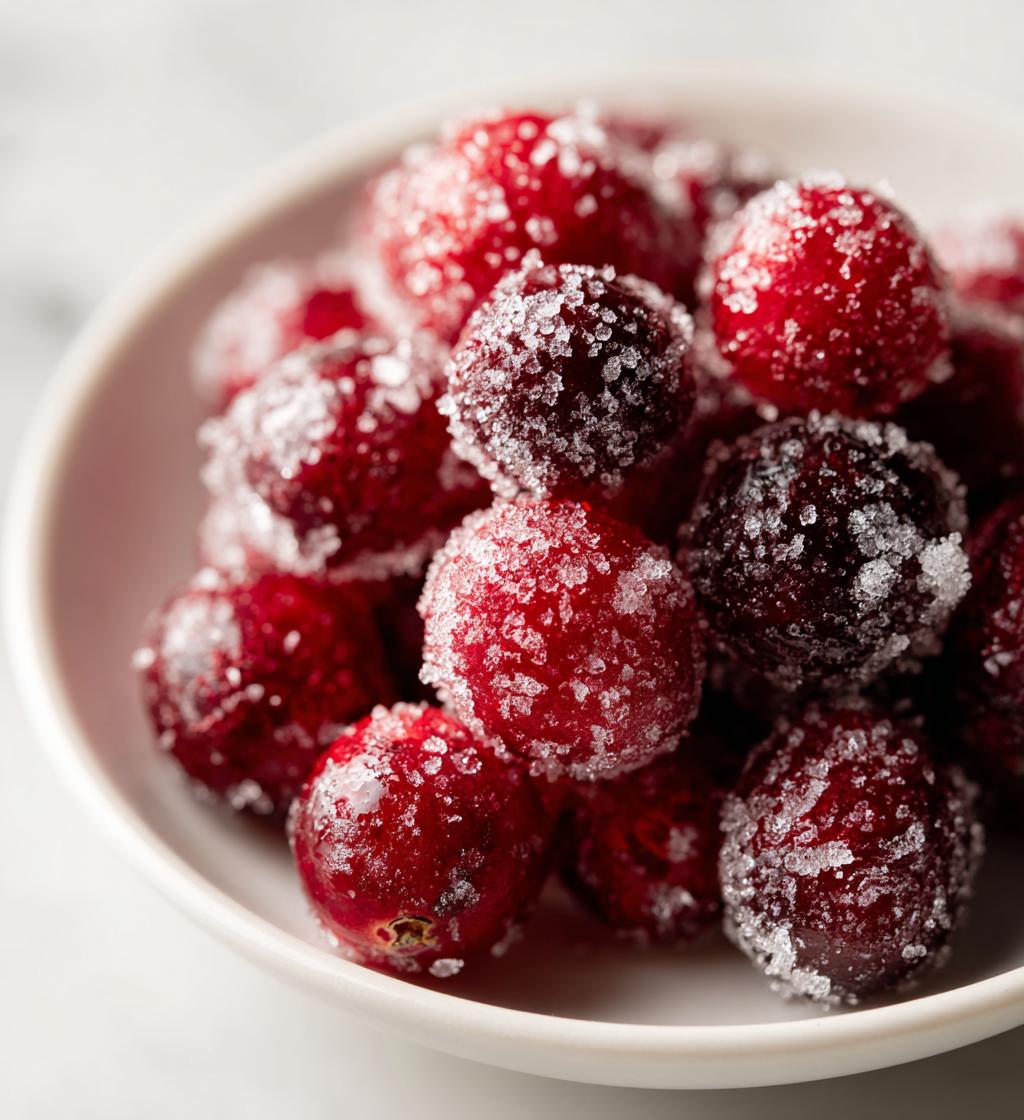 sugared cranberries