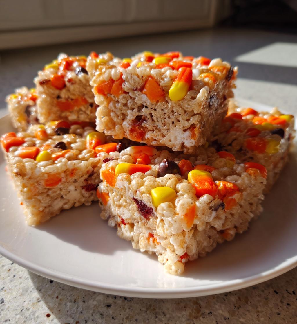 thanksgiving rice krispie treats