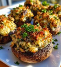 thanksgiving stuffed mushrooms